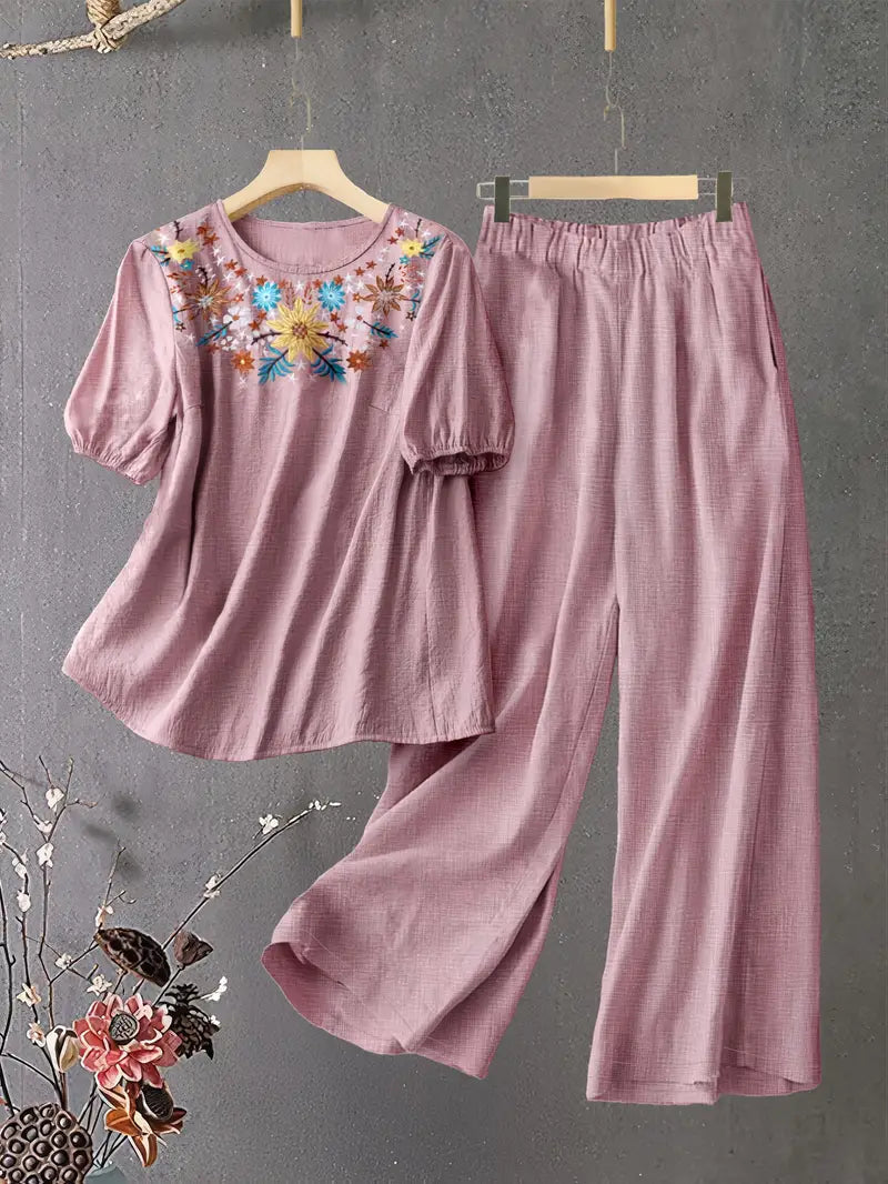 Comfort Chic: Plus-Size Soft & Comfort material Shirt & Pants Set