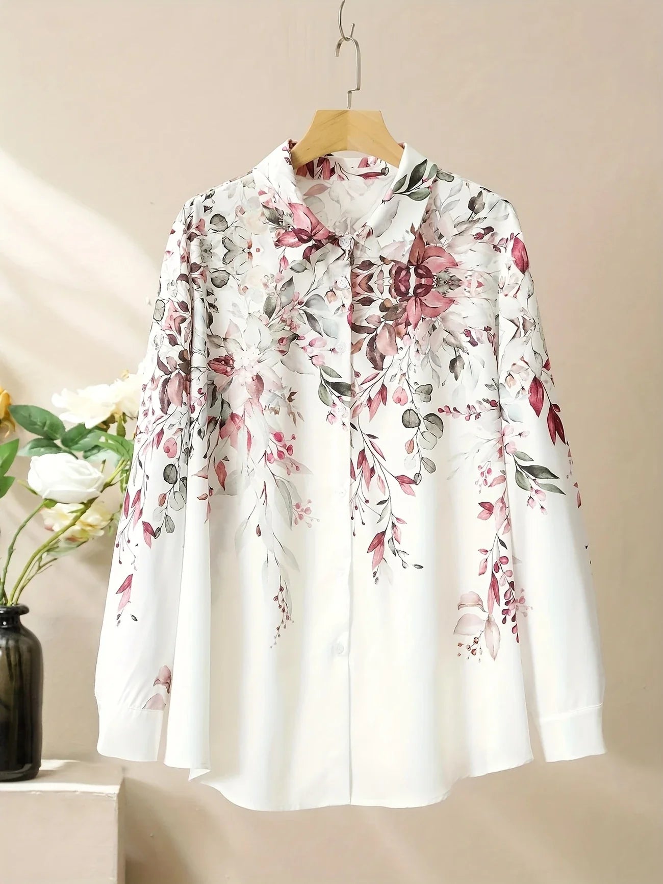 Comfort Chic: Plus-Size Soft & Comfort material Shirt & Pants Set