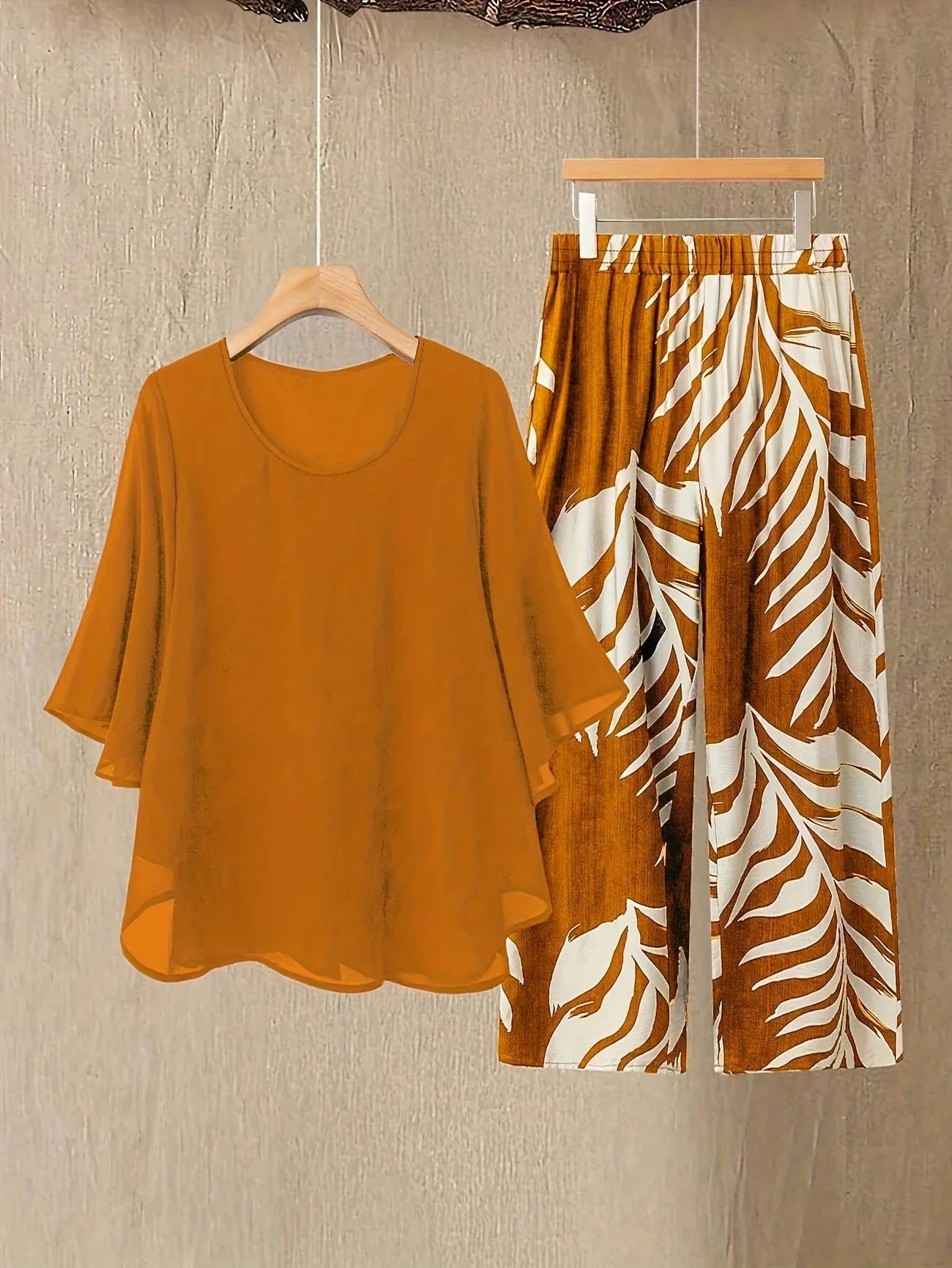 Comfort Chic: Plus-Size Soft & Comfort material Shirt & Pants Set