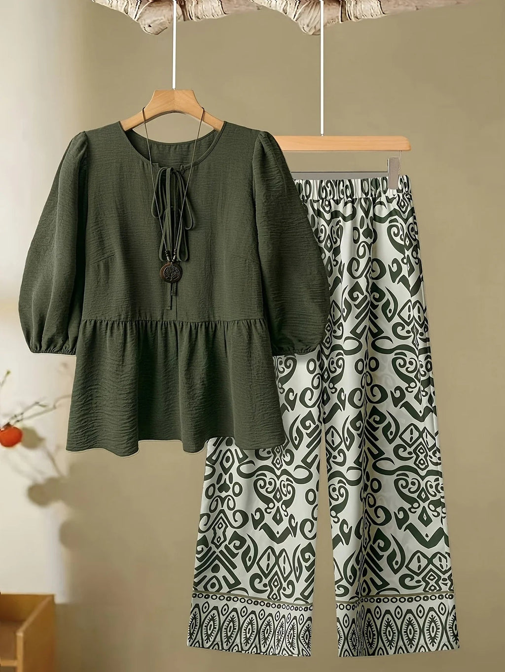 Comfort Chic: Plus-Size Soft & Comfort material Shirt & Pants Set