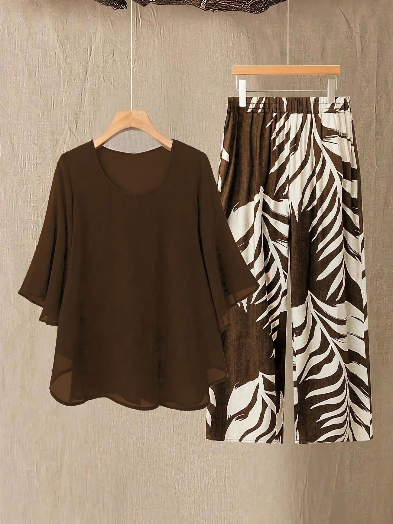 Comfort Chic: Plus-Size Soft & Comfort material Shirt & Pants Set