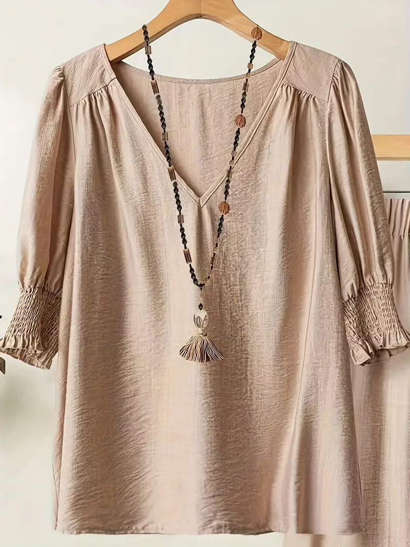 Comfort Chic: Plus-Size Soft & Comfort material Shirt & Pants Set