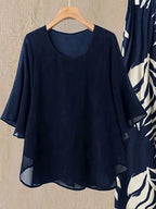 Comfort Chic: Plus-Size Soft & Comfort material Shirt & Pants Set