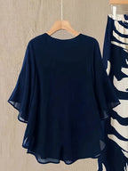 Comfort Chic: Plus-Size Soft & Comfort material Shirt & Pants Set