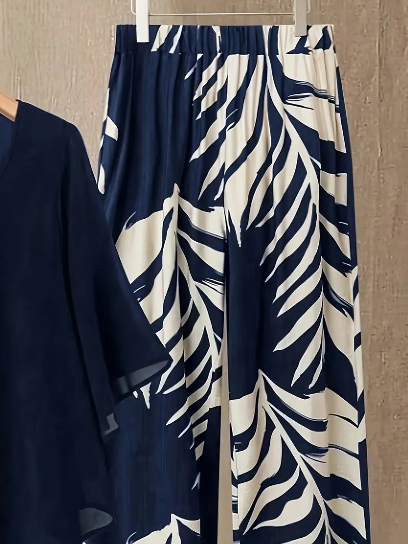 Comfort Chic: Plus-Size Soft & Comfort material Shirt & Pants Set