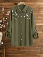 Comfort Chic: Plus-Size Soft & Comfort material Shirt & Pants Set