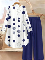 Comfort Chic: Plus-Size Soft & Comfort material Shirt & Pants Set