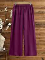 Comfort Chic: Plus-Size Soft & Comfort material Shirt & Pants Set