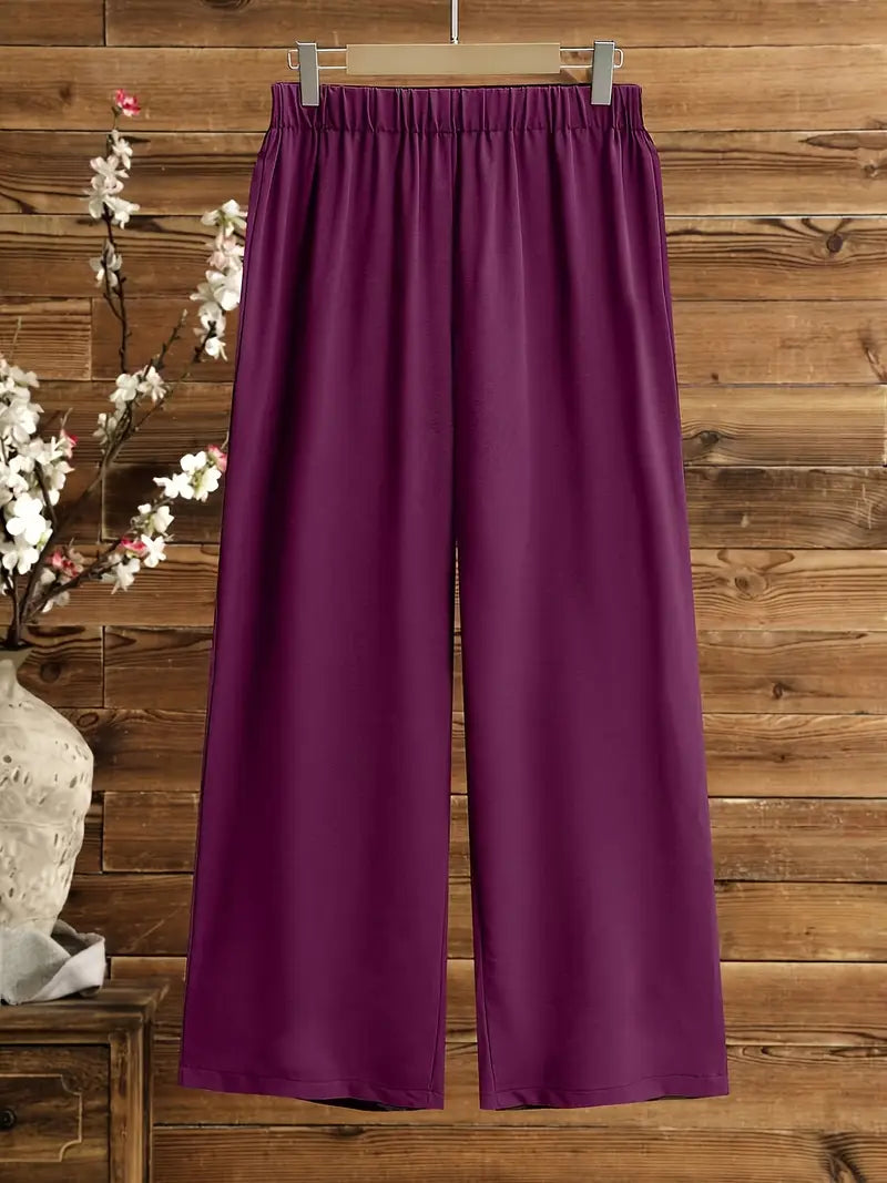 Comfort Chic: Plus-Size Soft & Comfort material Shirt & Pants Set