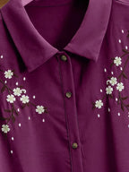 Comfort Chic: Plus-Size Soft & Comfort material Shirt & Pants Set