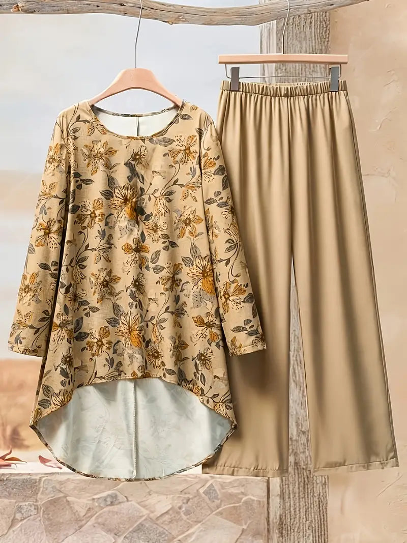 Comfort Chic: Plus-Size Soft & Comfort material Shirt & Pants Set