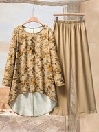 Comfort Chic: Plus-Size Soft & Comfort material Shirt & Pants Set