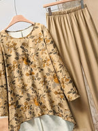 Comfort Chic: Plus-Size Soft & Comfort material Shirt & Pants Set