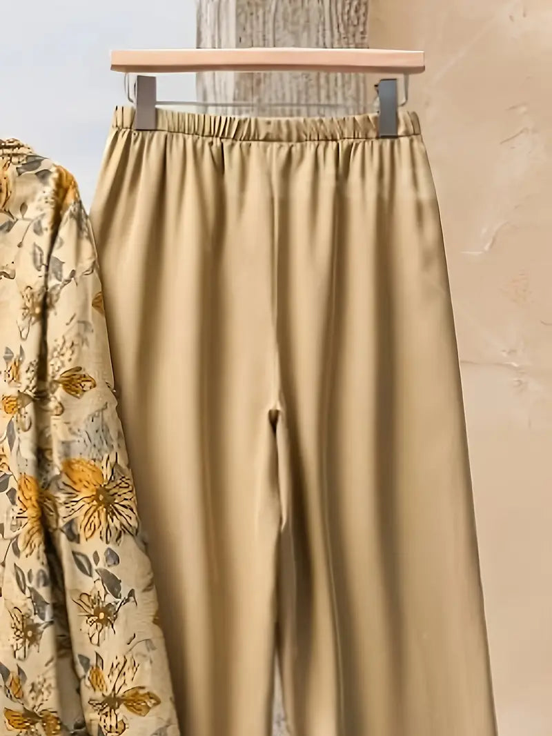 Comfort Chic: Plus-Size Soft & Comfort material Shirt & Pants Set