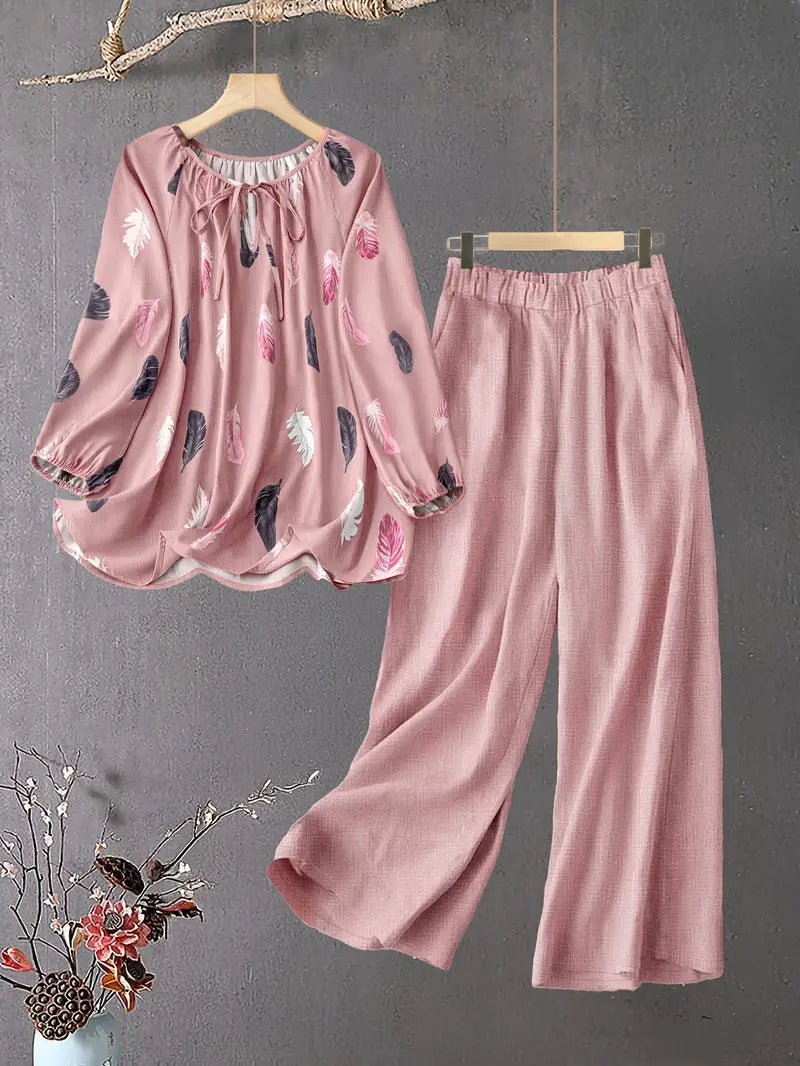 Comfort Chic: Plus-Size Soft & Comfort material Shirt & Pants Set