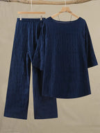 Comfort Chic: Plus-Size Soft & Comfort material Shirt & Pants Set