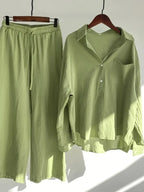 Comfort Chic: Plus-Size Soft & Comfort material Shirt & Pants Set