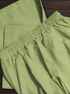 Comfort Chic: Plus-Size Soft & Comfort material Shirt & Pants Set