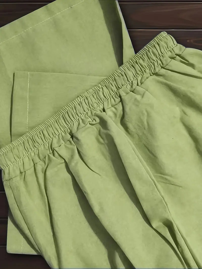 Comfort Chic: Plus-Size Soft & Comfort material Shirt & Pants Set