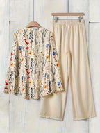 Comfort Chic: Plus-Size Soft & Comfort material Shirt & Pants Set