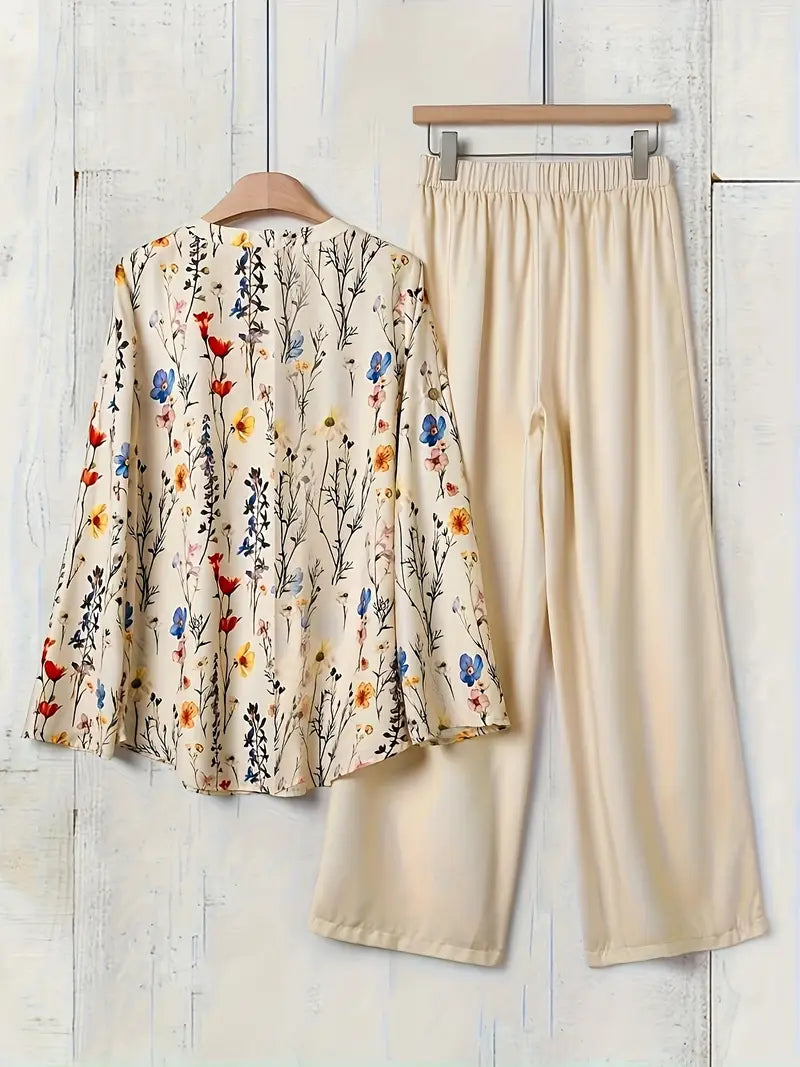 Comfort Chic: Plus-Size Soft & Comfort material Shirt & Pants Set