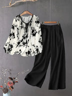 Comfort Chic: Plus-Size Soft & Comfort material Shirt & Pants Set