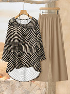 Comfort Chic: Plus-Size Soft & Comfort material Shirt & Pants Set