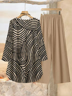 Comfort Chic: Plus-Size Soft & Comfort material Shirt & Pants Set