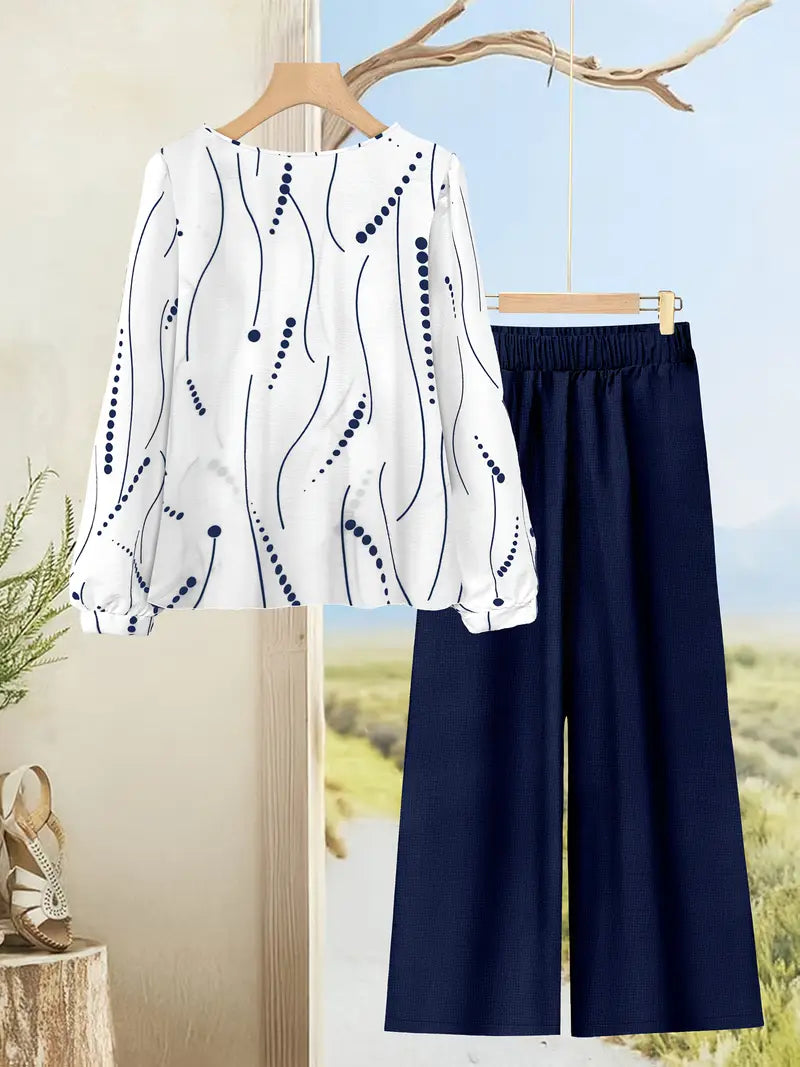 Comfort Chic: Plus-Size Soft & Comfort material Shirt & Pants Set