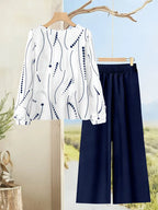 Comfort Chic: Plus-Size Soft & Comfort material Shirt & Pants Set