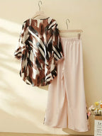 Comfort Chic: Plus-Size Soft & Comfort material Shirt & Pants Set