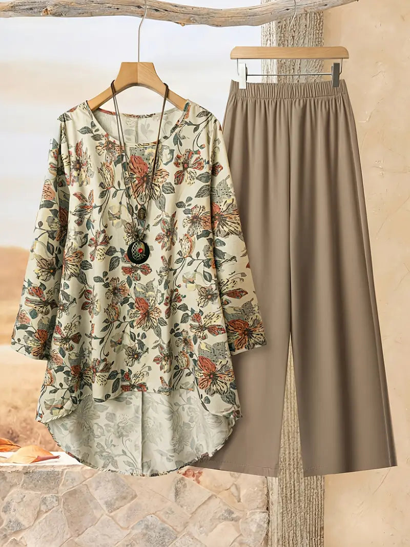 Comfort Chic: Plus-Size Soft & Comfort material Shirt & Pants Set