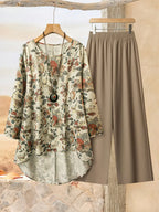 Comfort Chic: Plus-Size Soft & Comfort material Shirt & Pants Set