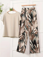 Comfort Chic: Plus-Size Soft & Comfort material Shirt & Pants Set