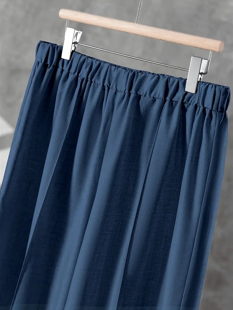 Comfort Chic: Plus-Size Soft & Comfort material Shirt & Pants Set