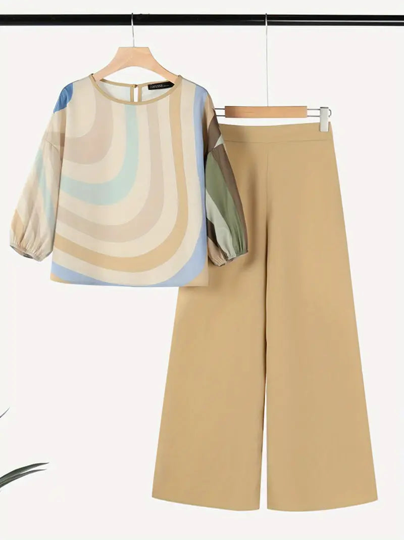 Comfort Chic: Plus-Size Soft & Comfort material Shirt & Pants Set