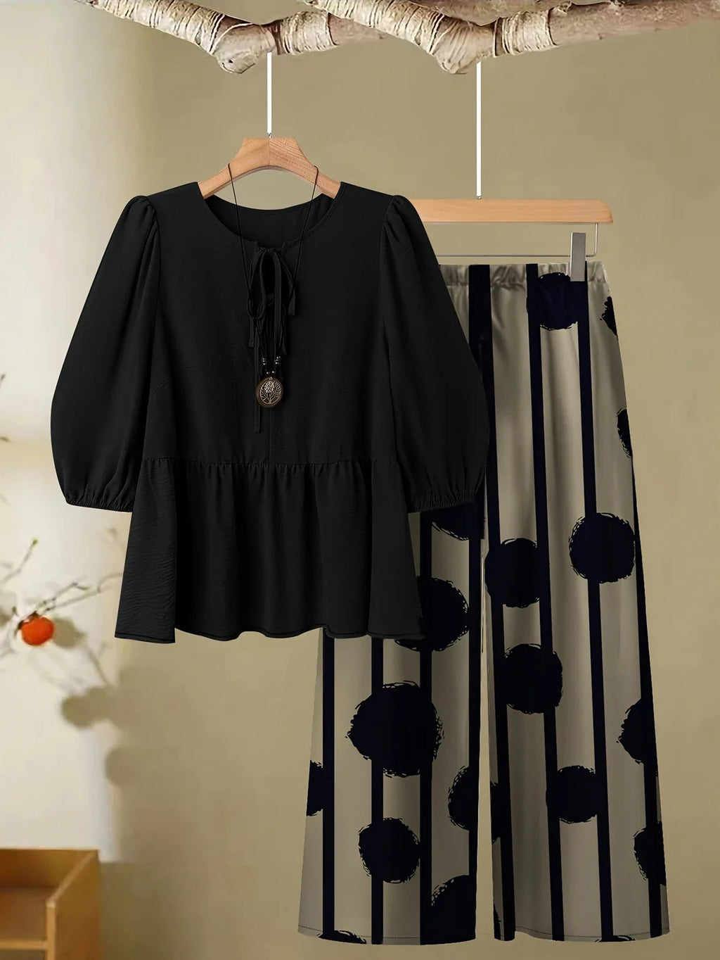 Comfort Chic: Plus-Size Soft & Comfort material Shirt & Pants Set