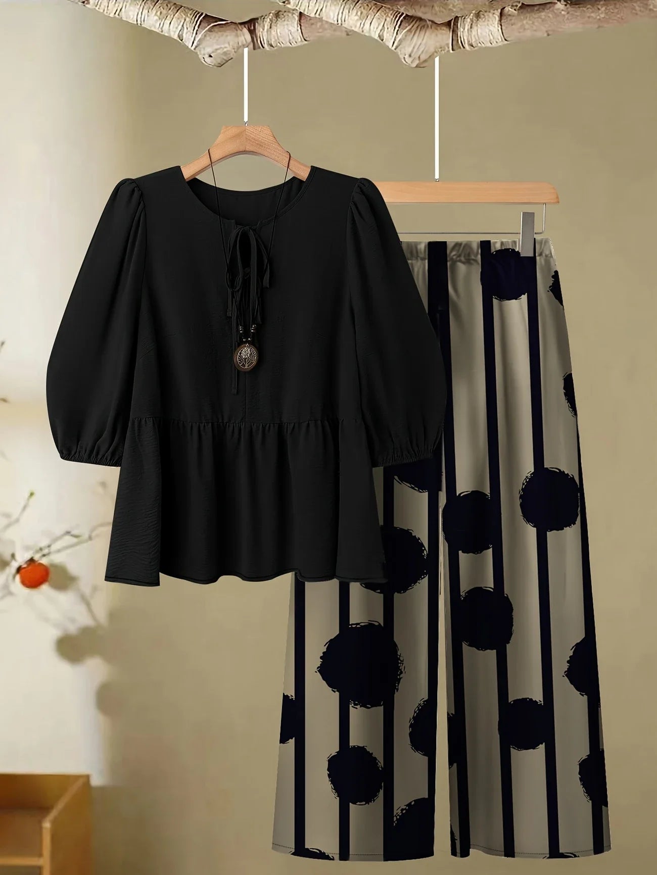 Comfort Chic: Plus-Size Soft & Comfort material Shirt & Pants Set