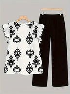 Comfort Chic: Plus-Size Soft & Comfort material Shirt & Pants Set