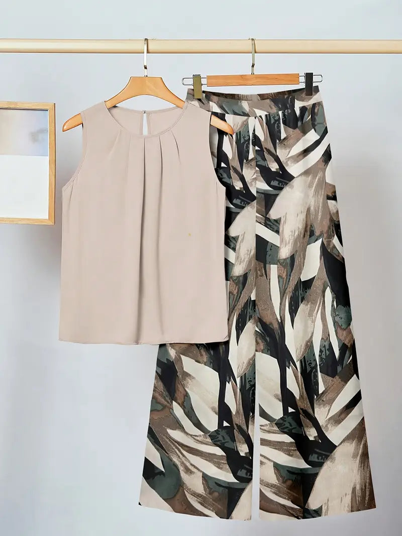 Comfort Chic: Plus-Size Soft & Comfort material Shirt & Pants Set