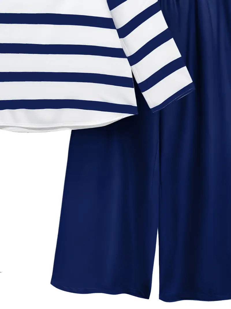 Comfort Chic: Plus-Size Soft & Comfort material Shirt & Pants Set