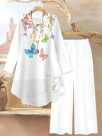 Comfort Chic: Plus-Size Soft & Comfort material Shirt & Pants Set