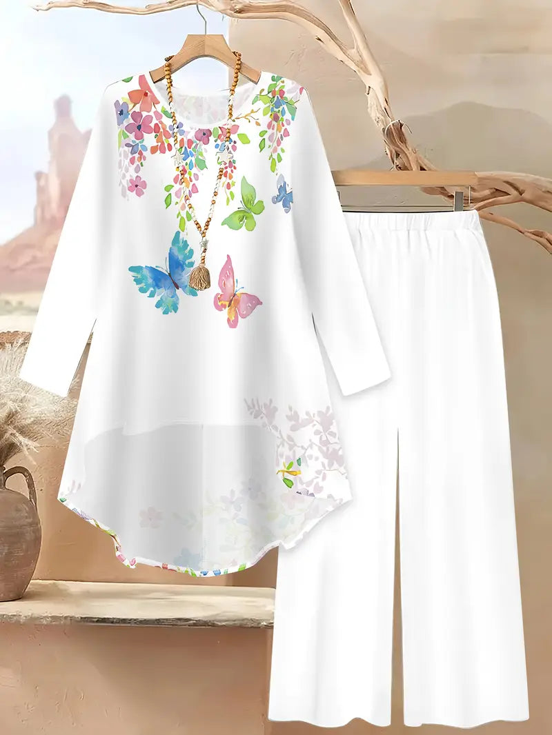 Comfort Chic: Plus-Size Soft & Comfort material Shirt & Pants Set