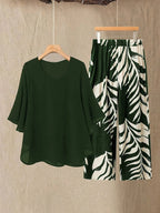 Comfort Chic: Plus-Size Soft & Comfort material Shirt & Pants Set