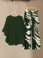 Comfort Chic: Plus-Size Soft & Comfort material Shirt & Pants Set