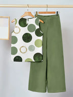 Comfort Chic: Plus-Size Soft & Comfort material Shirt & Pants Set