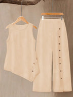 Comfort Chic: Plus-Size Soft & Comfort material Shirt & Pants Set