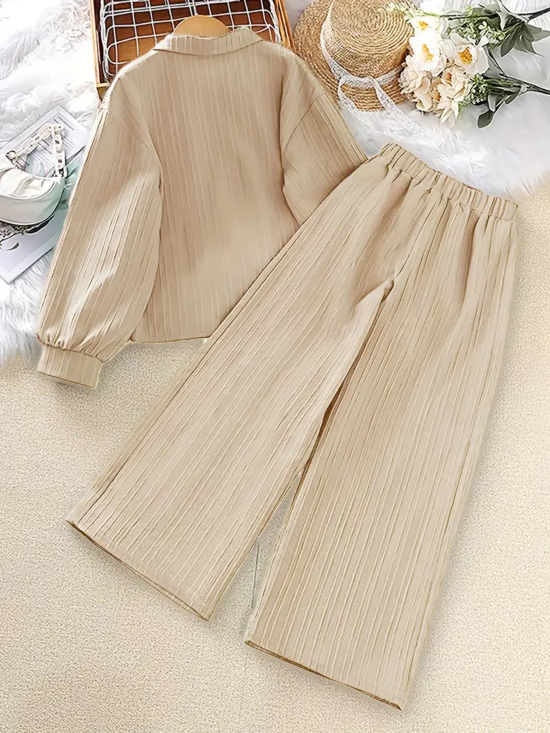 Comfort Chic: Plus-Size Soft & Comfort material Shirt & Pants Set