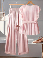 Comfort Chic: Plus-Size Soft & Comfort material Shirt & Pants Set